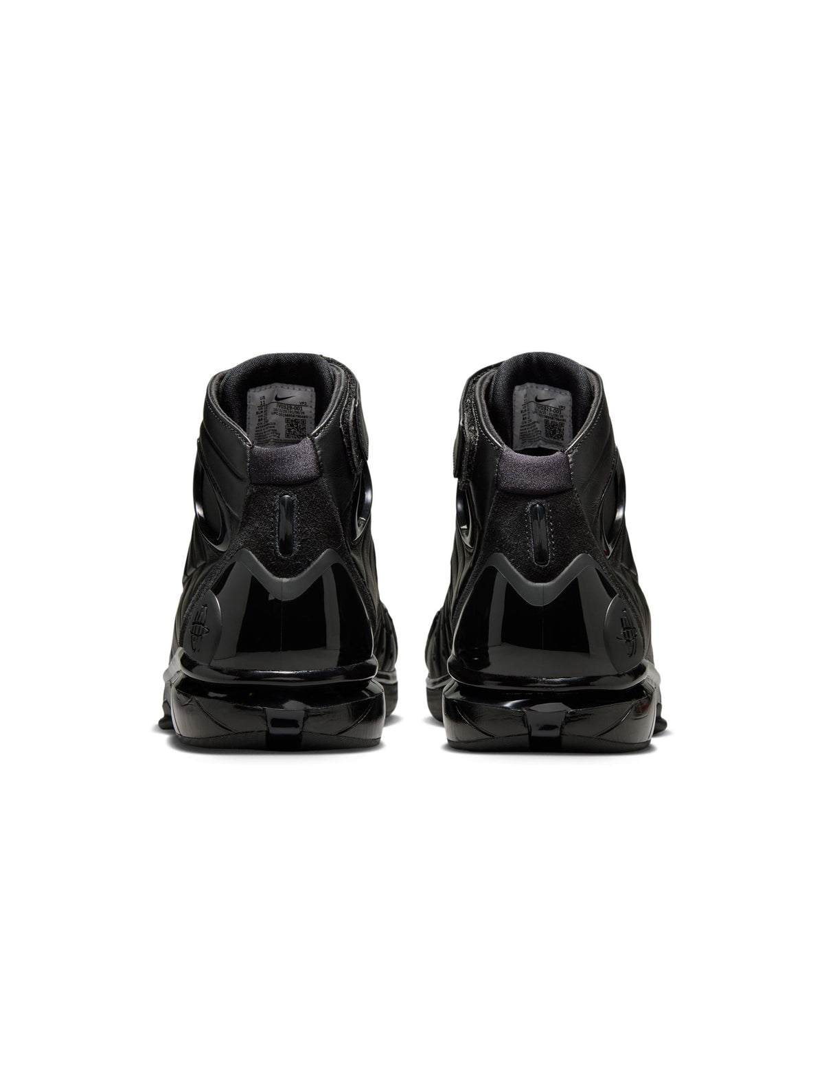 Men's Nike Air Zoom Huarache 2K4 OT Basketball Shoes "Black" - product image from the listing.