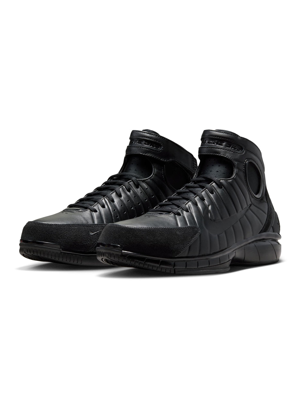 Men's Nike Air Zoom Huarache 2K4 OT Basketball Shoes "Black" - product image from the listing.