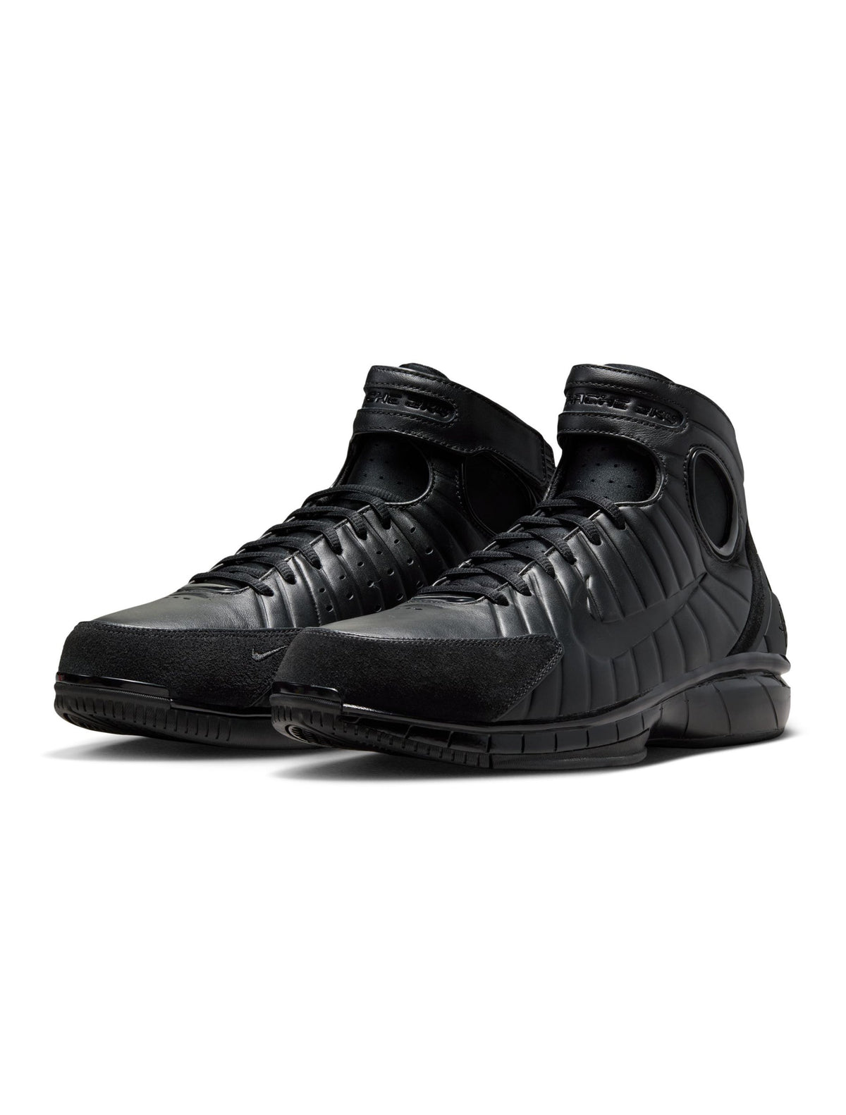 Men's Nike Air Zoom Huarache 2K4 OT Basketball Shoes "Black" - product image from the listing.