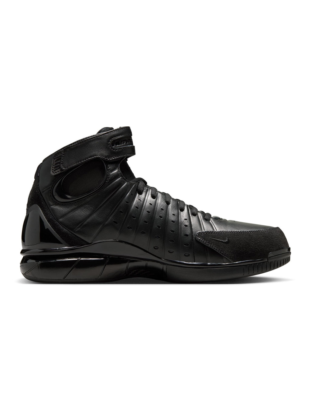 Men's Nike Air Zoom Huarache 2K4 OT Basketball Shoes "Black" - product image from the listing.