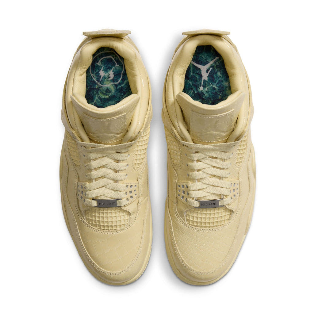 Men's Air Jordan 4 Retro x J Balvin "Amazonas / Lemonade" - - product image from the listing.