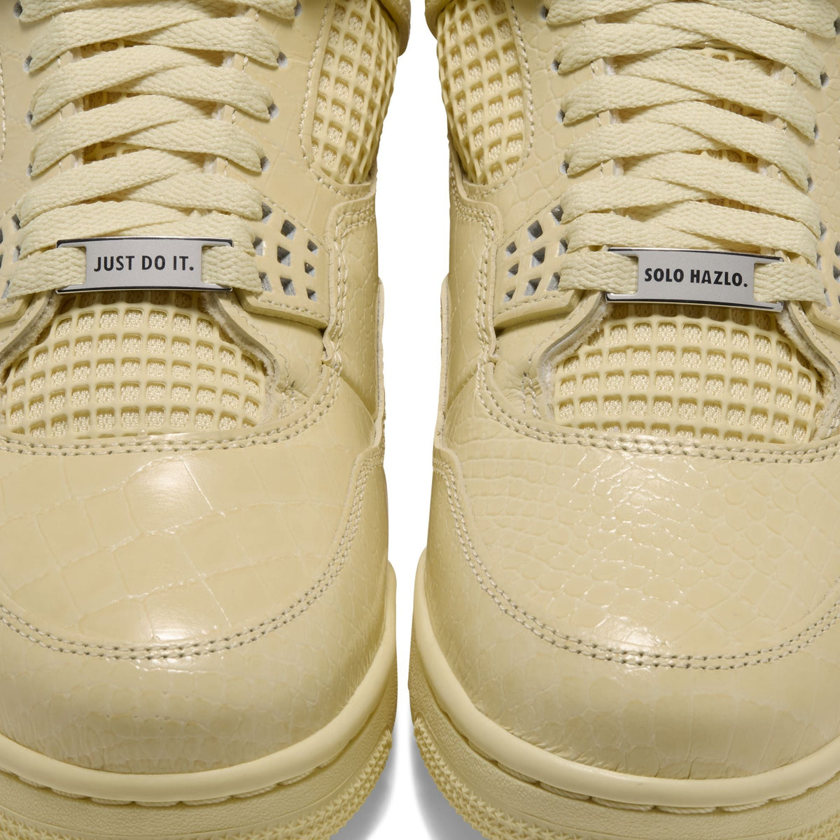 Men's Air Jordan 4 Retro x J Balvin "Amazonas / Lemonade" - - product image from the listing.