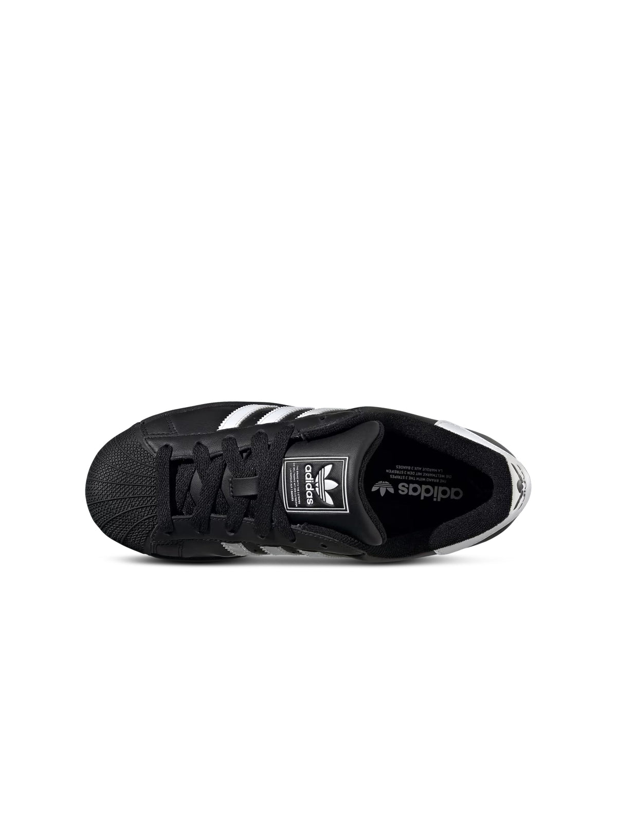 Women's Adidas Superstar II - Black/White - product image from the listing.