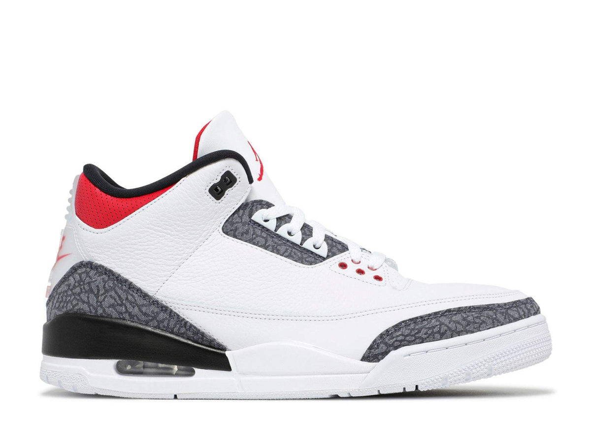 Air Jordan 3 Retro Denim SE 'Fire Red' Sneaker - product image from the listing.