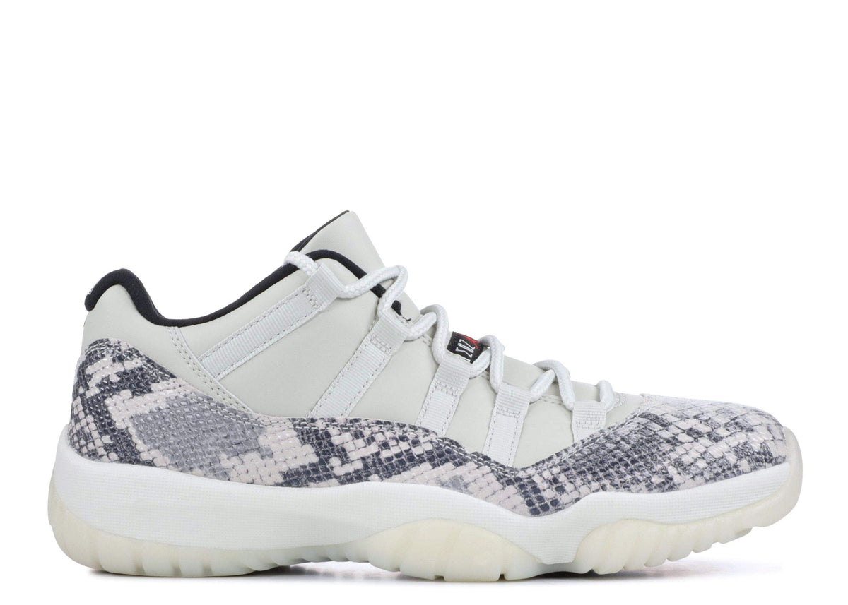 Air Jordan 11 Retro Low 'Light Bone Snakeskin' Sneaker - product image from the listing.