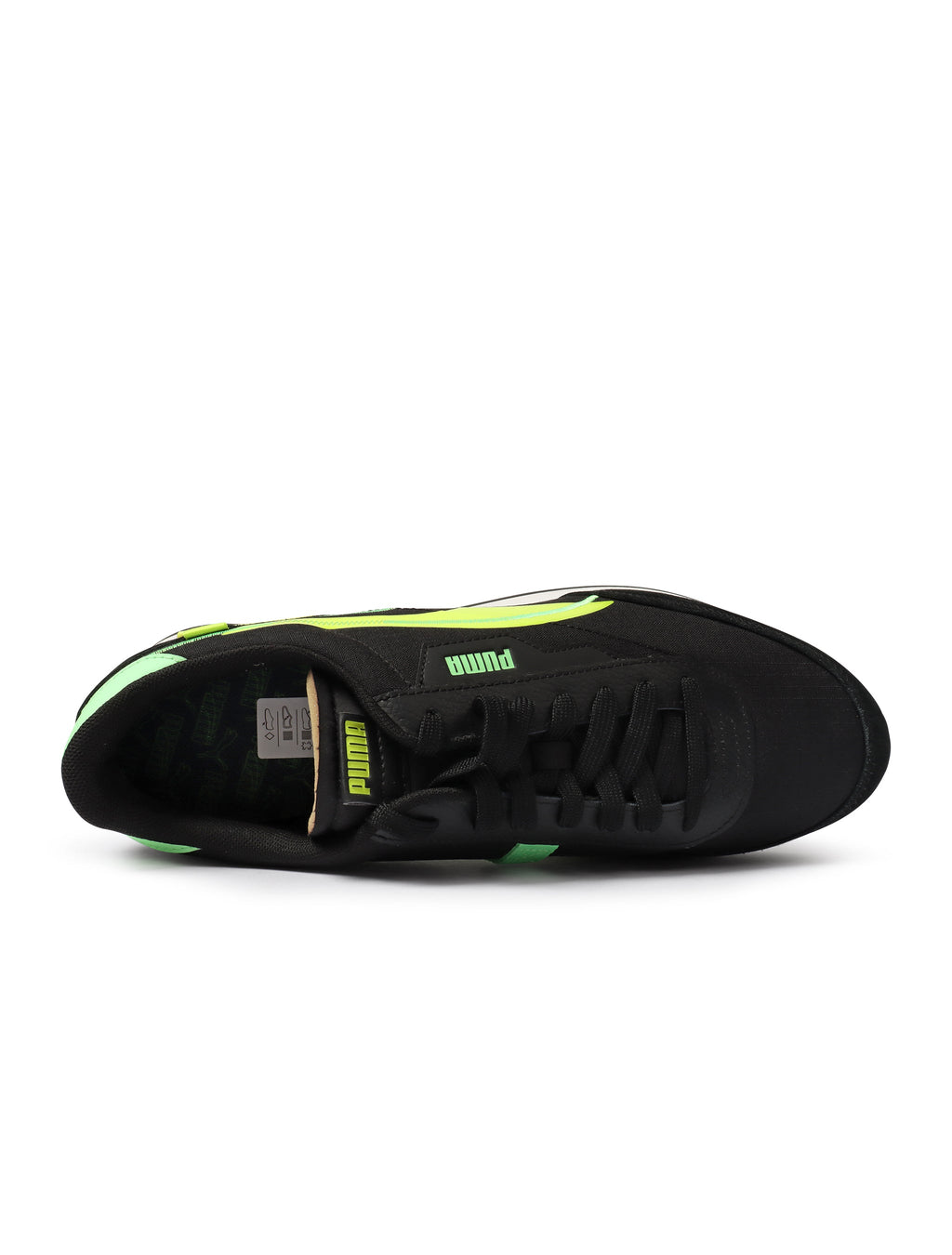 Puma Future Rider Twofold in Black/Yellow - product image from the listing.