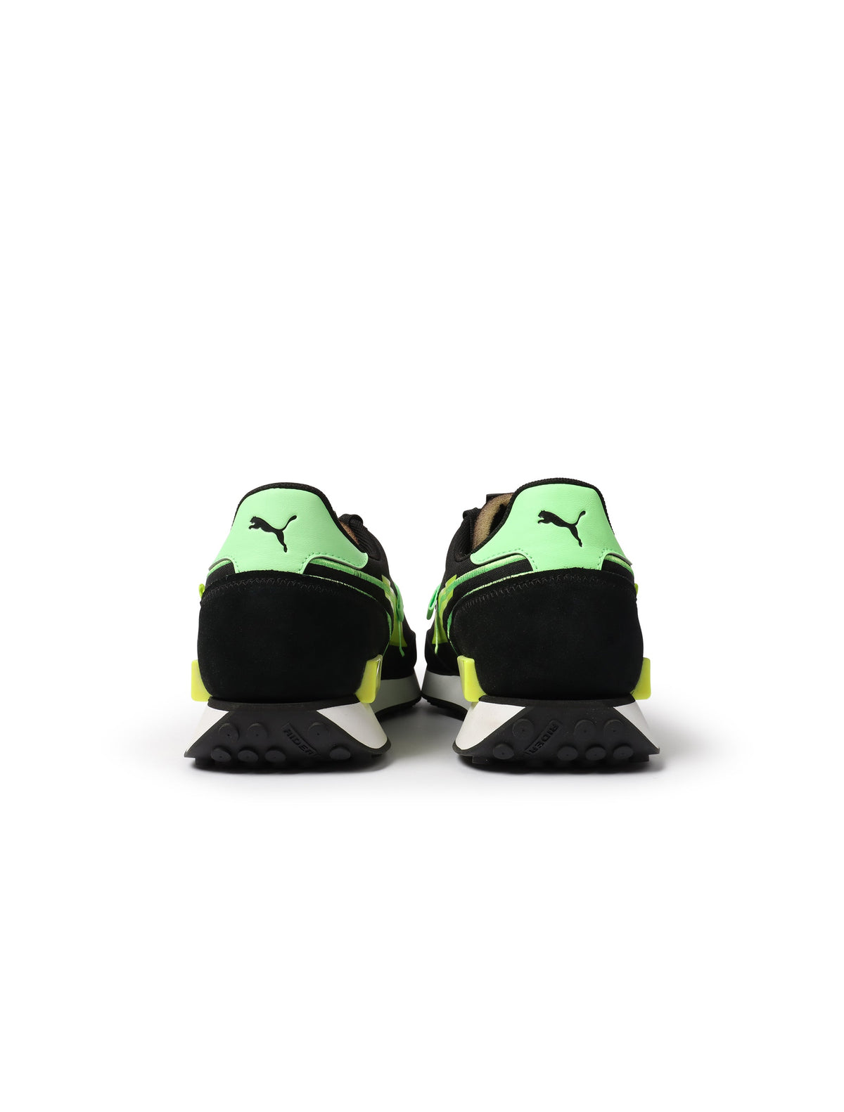 Puma Future Rider Twofold in Black/Yellow - product image from the listing.