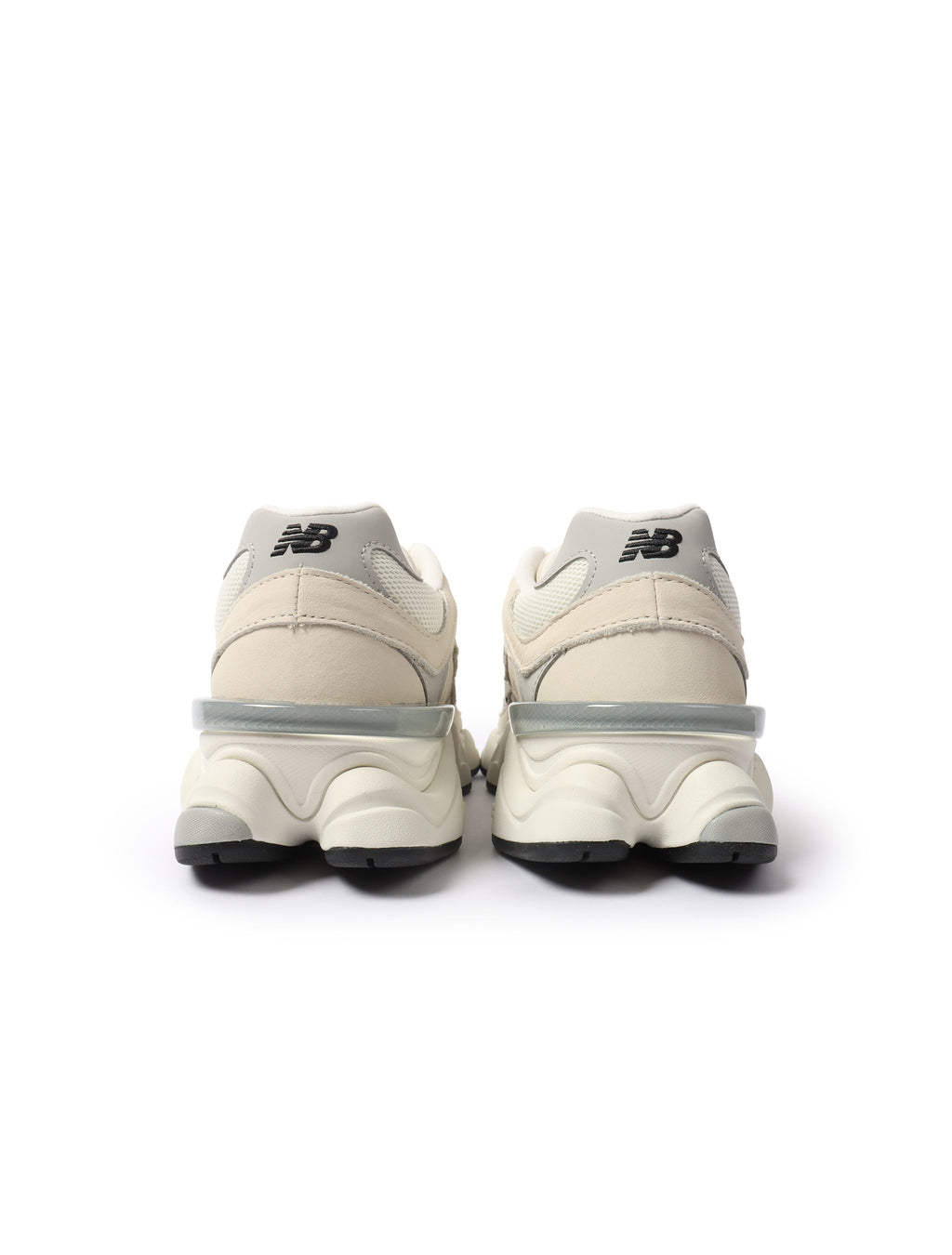 Men's New Balance 9060 Lifestyle Shoes - White/Grey - product image from the listing.