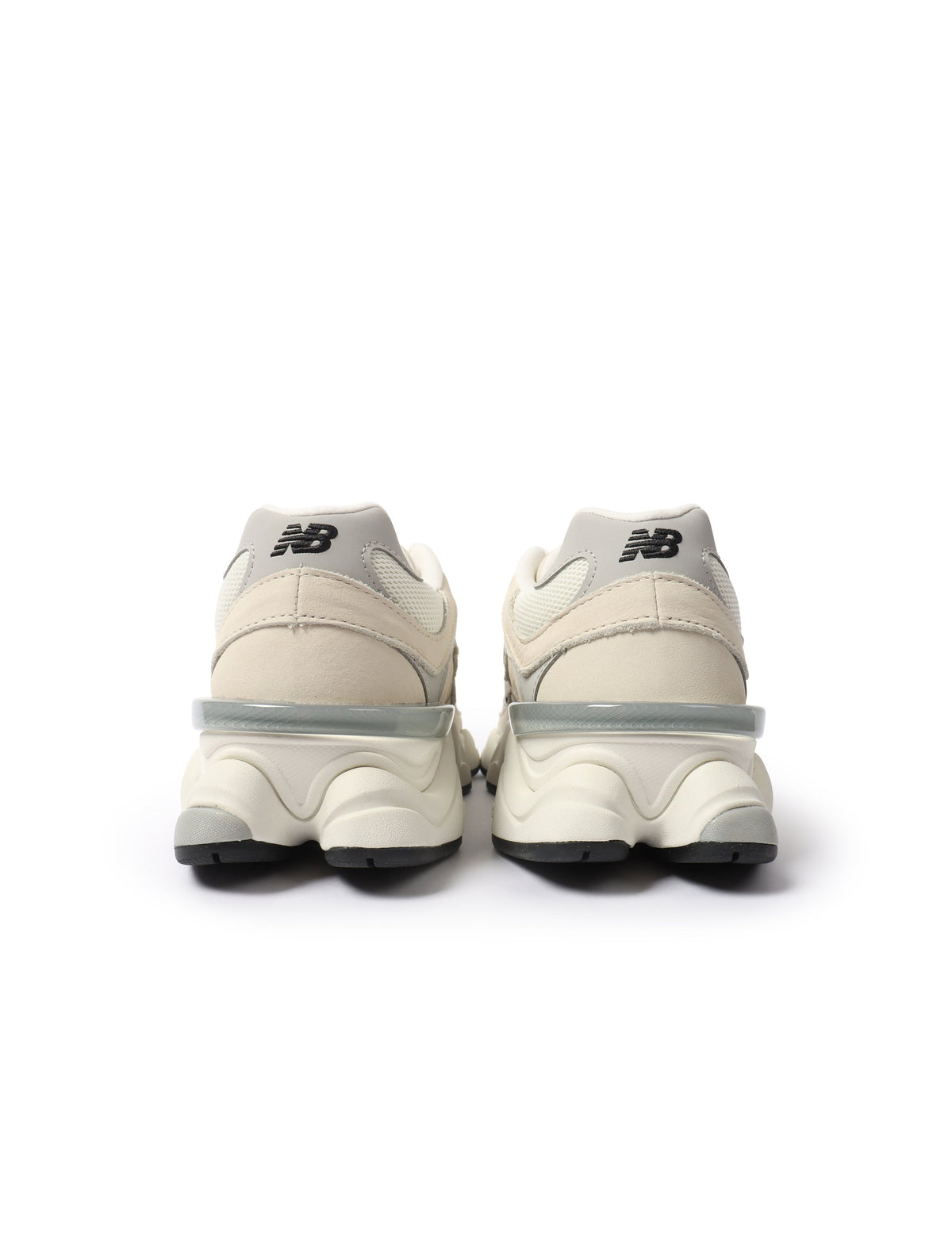Men's New Balance 9060 Lifestyle Shoes - White/Grey - product image from the listing.