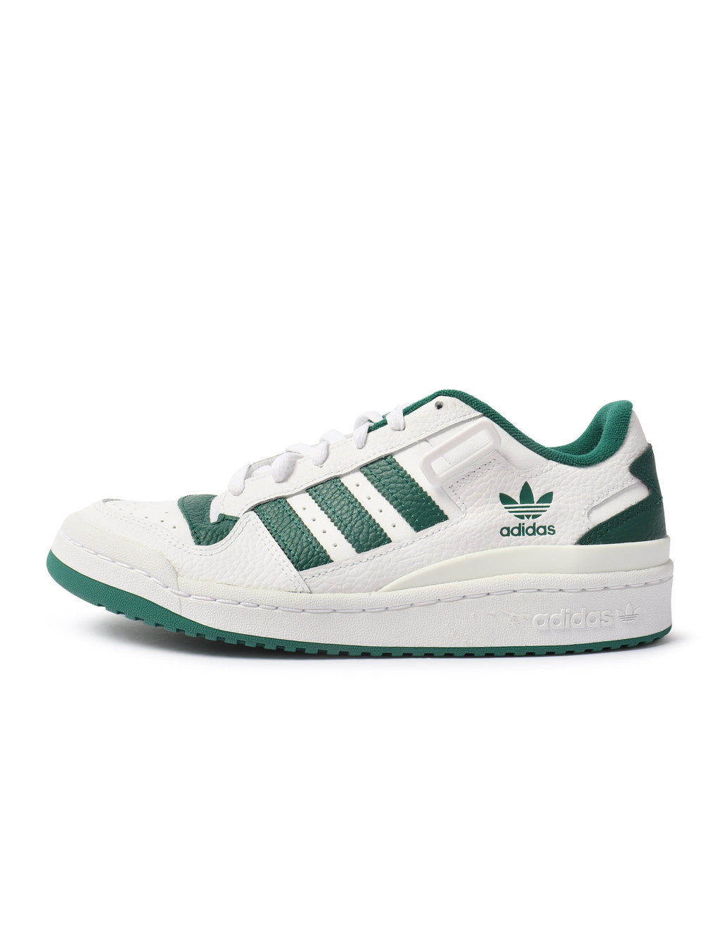 Men's Adidas Forum 84 Low - White/Green - product image from the listing.