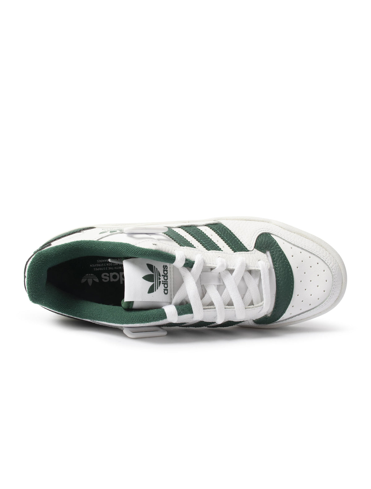 Men's Adidas Forum 84 Low - White/Green - product image from the listing.