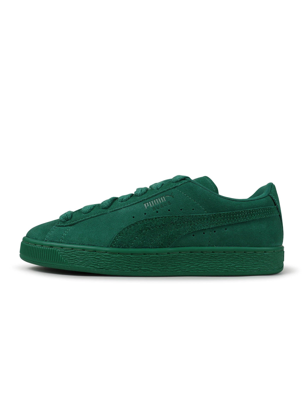 Puma Suede Love Marathon in Green - product image from the listing.