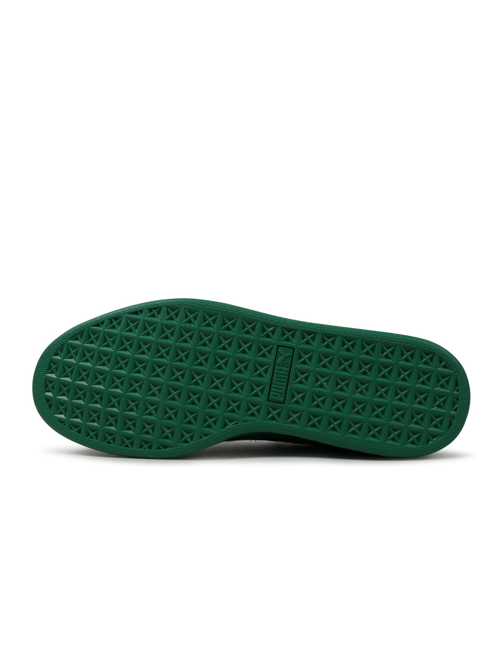 Puma Suede Love Marathon in Green - product image from the listing.