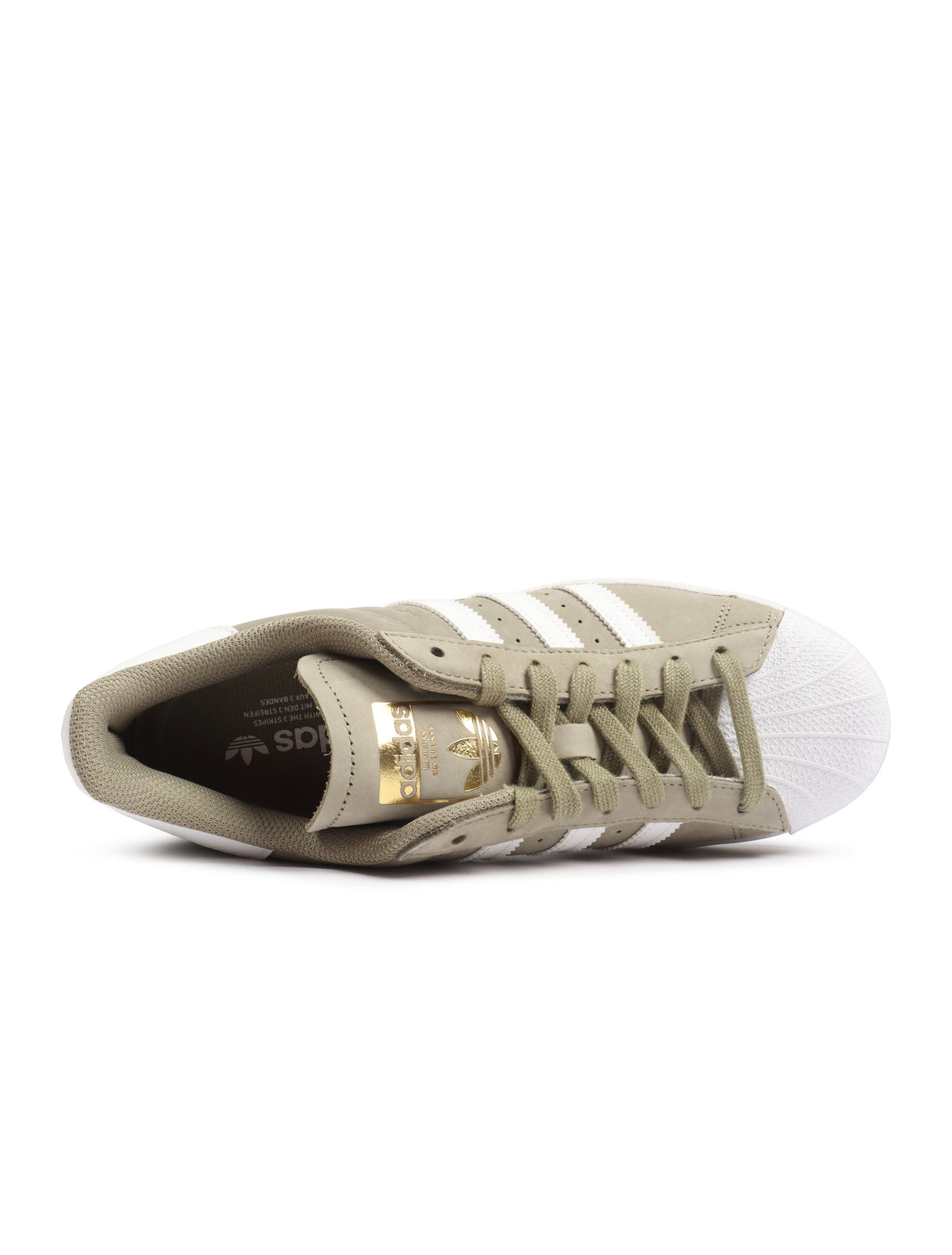Men's Adidas Superstar - Khaki - product image from the listing.