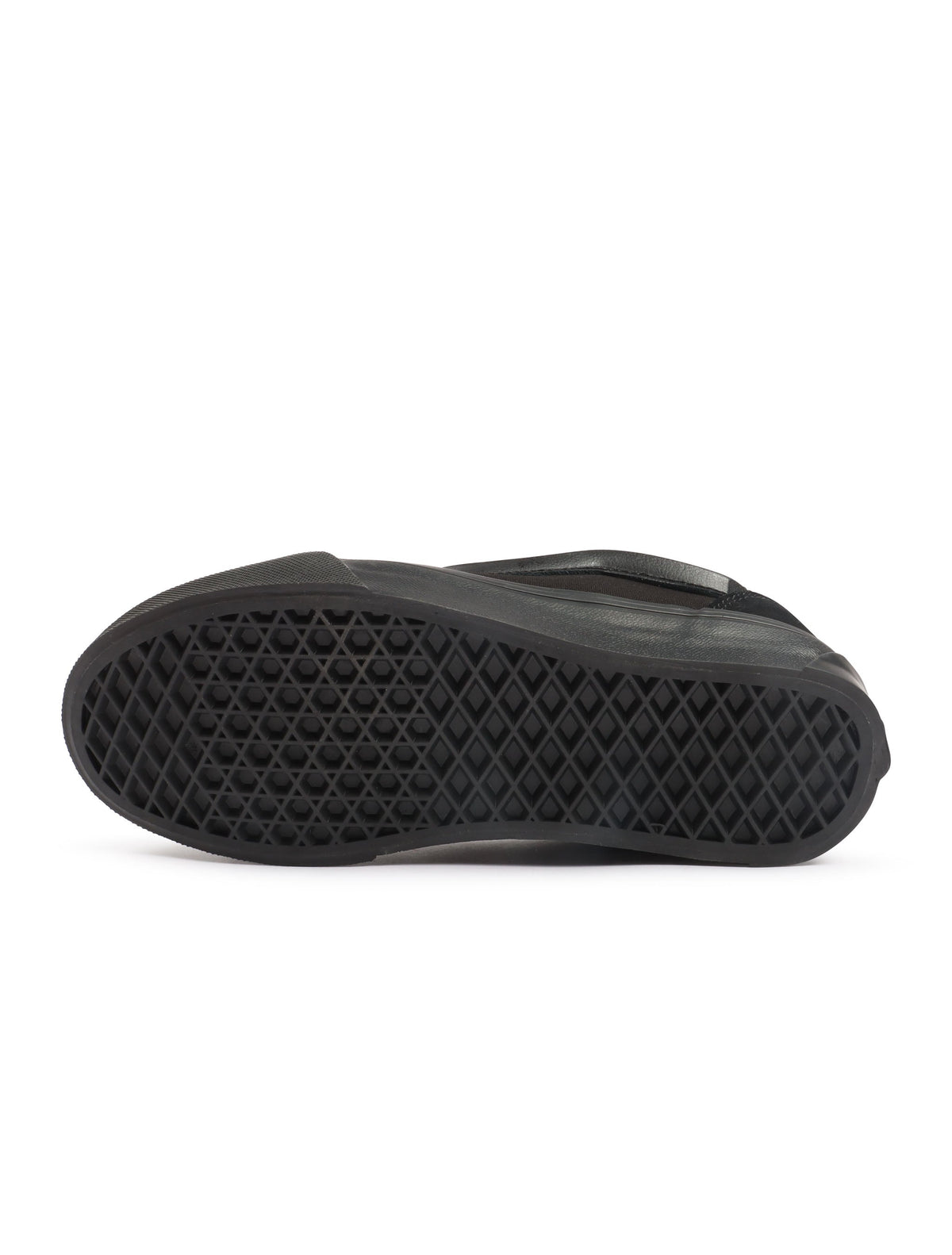 Men's Vans Knu Skool Suede Canvas - Triple Black - product image from the listing.