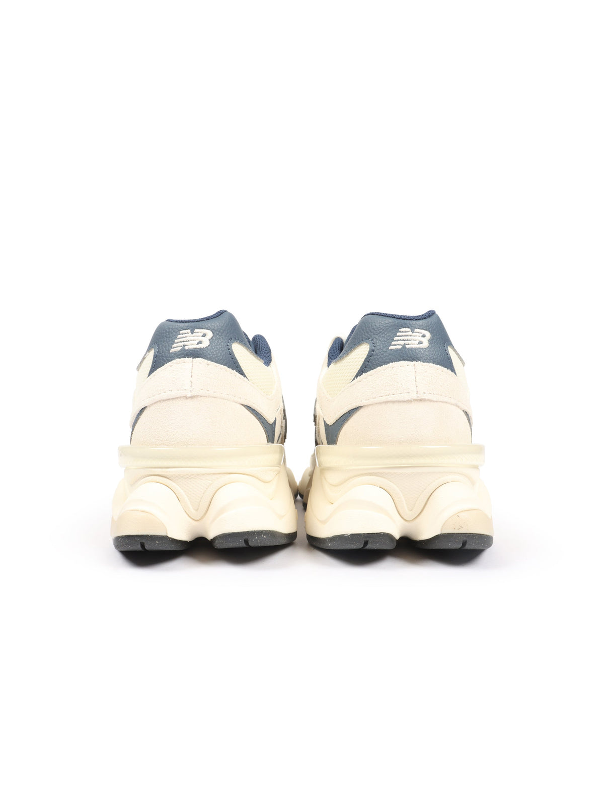 Men's New Balance 9060 Lifestyle Shoes - Cream/Navy - product image from the listing.
