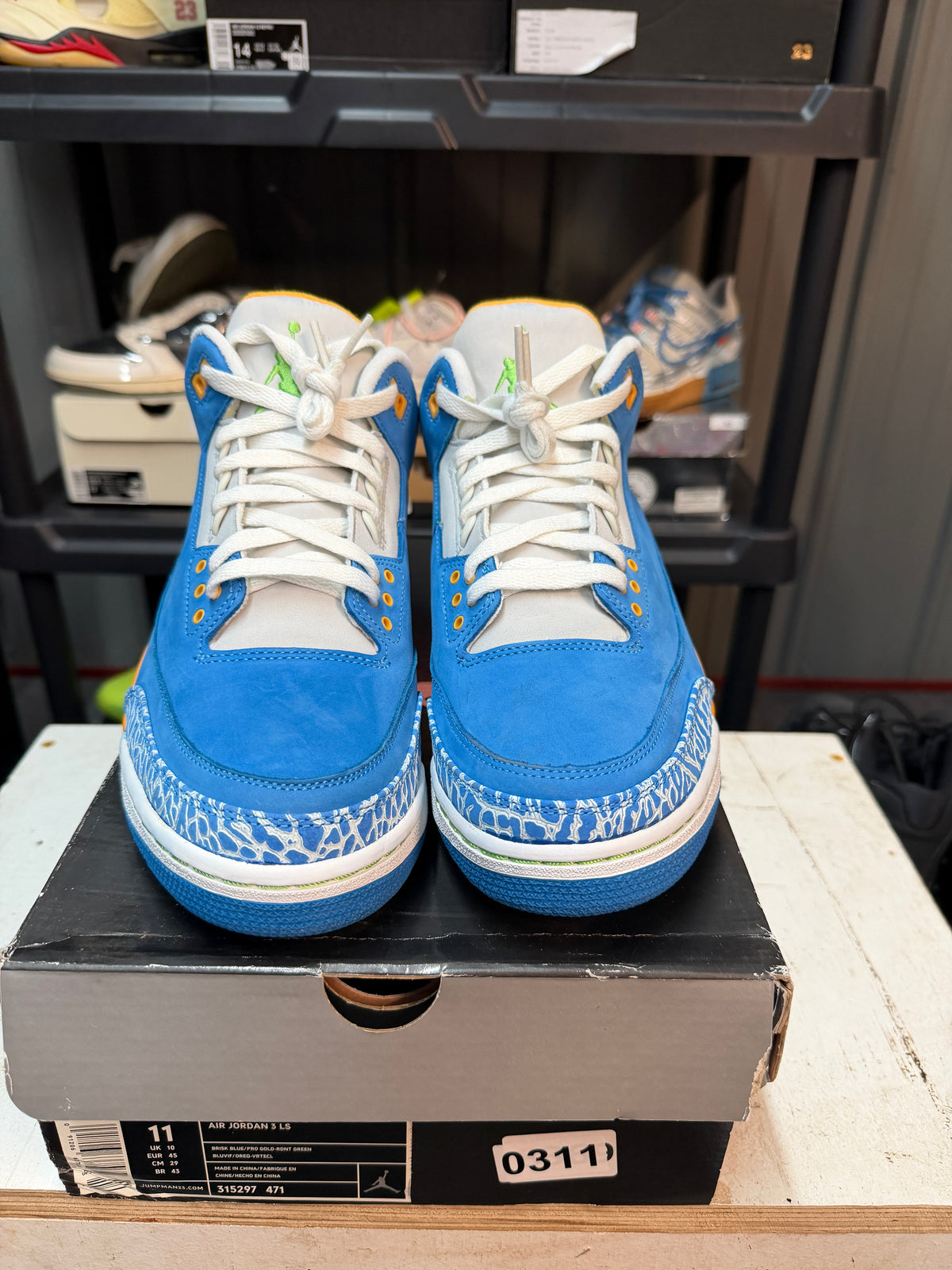 "Do the Right Thing" Jordan 3 Size 11 - product image from the listing.