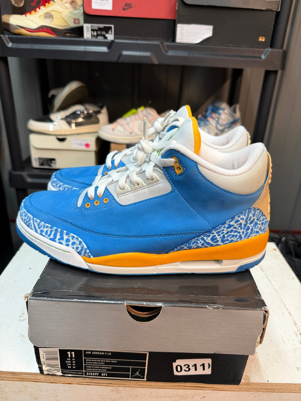 "Do the Right Thing" Jordan 3 Size 11 - product image from the listing.