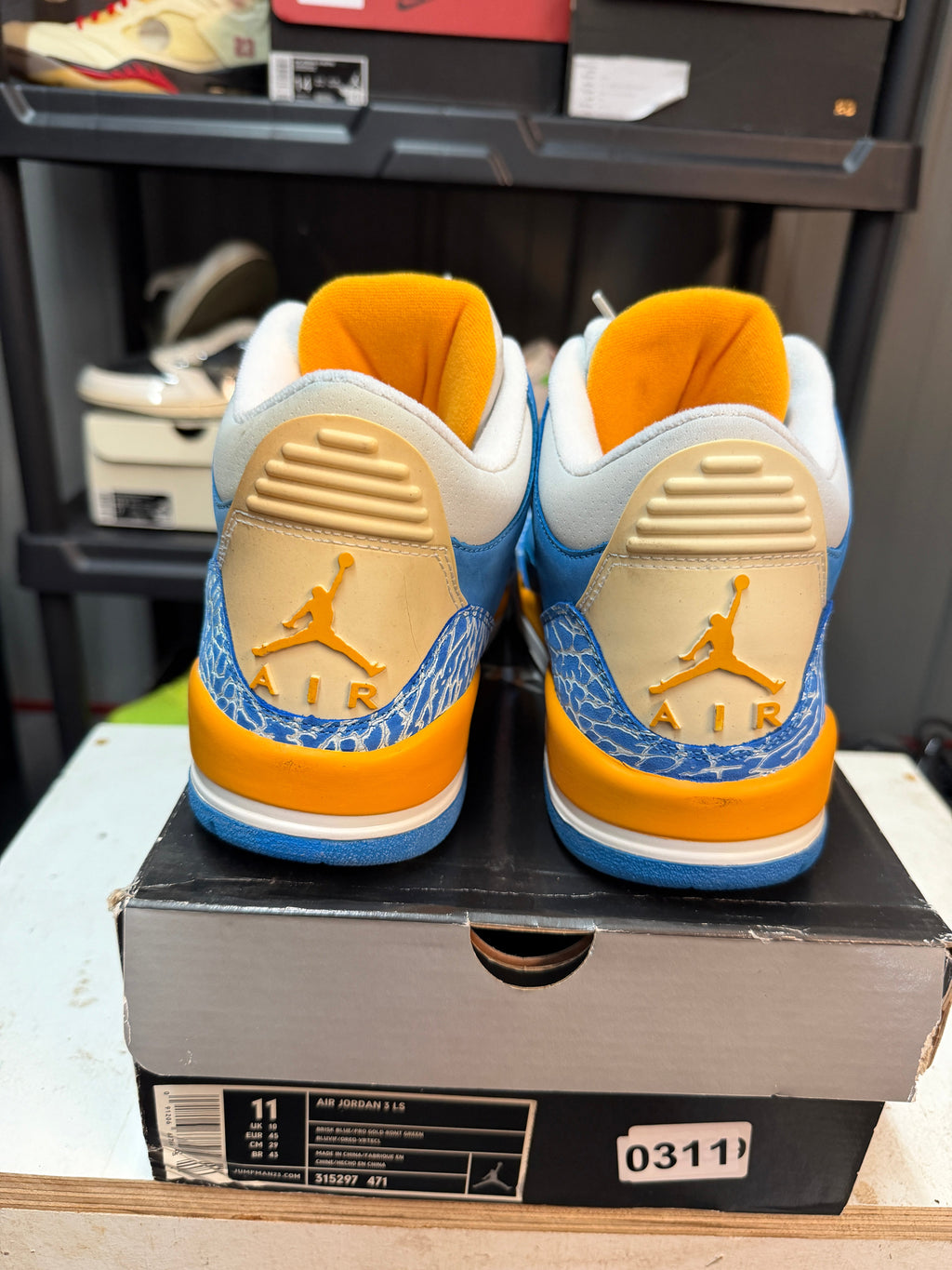 "Do the Right Thing" Jordan 3 Size 11 - product image from the listing.