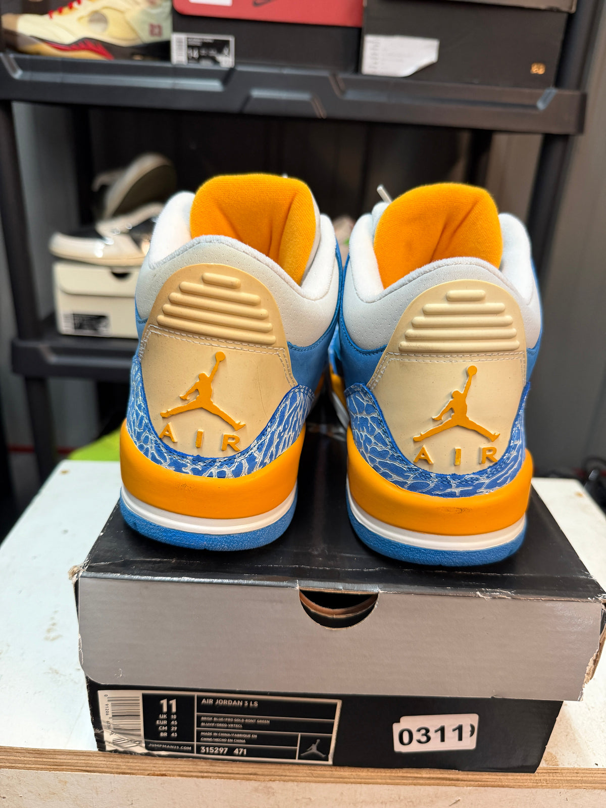 "Do the Right Thing" Jordan 3 Size 11 - product image from the listing.