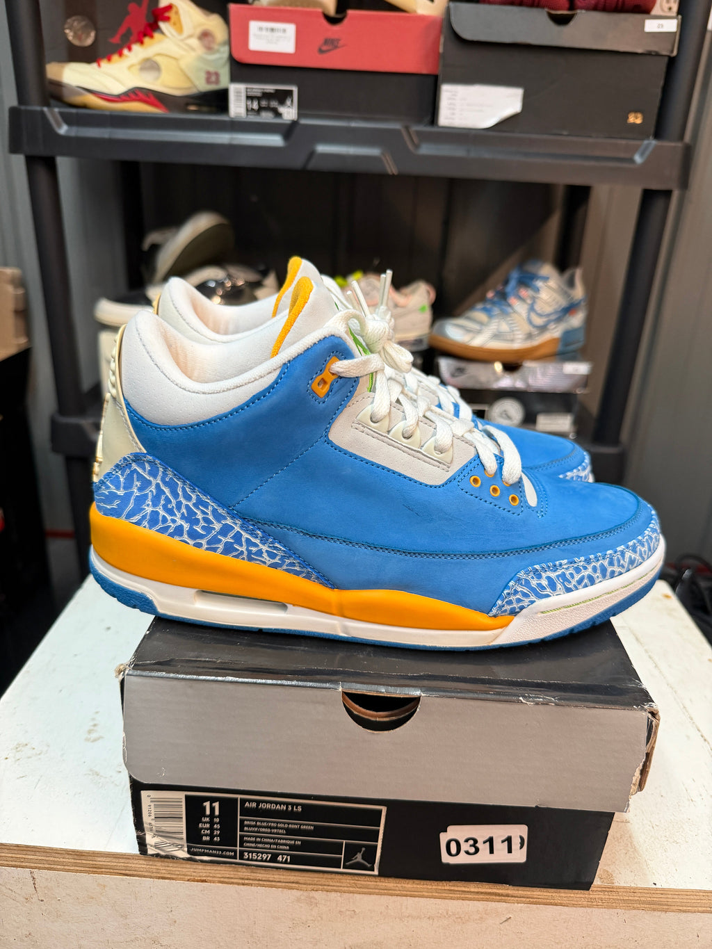 "Do the Right Thing" Jordan 3 Size 11 - product image from the listing.