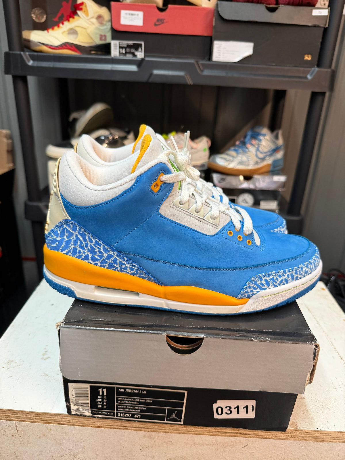 "Do the Right Thing" Jordan 3 Size 11 - product image from the listing.