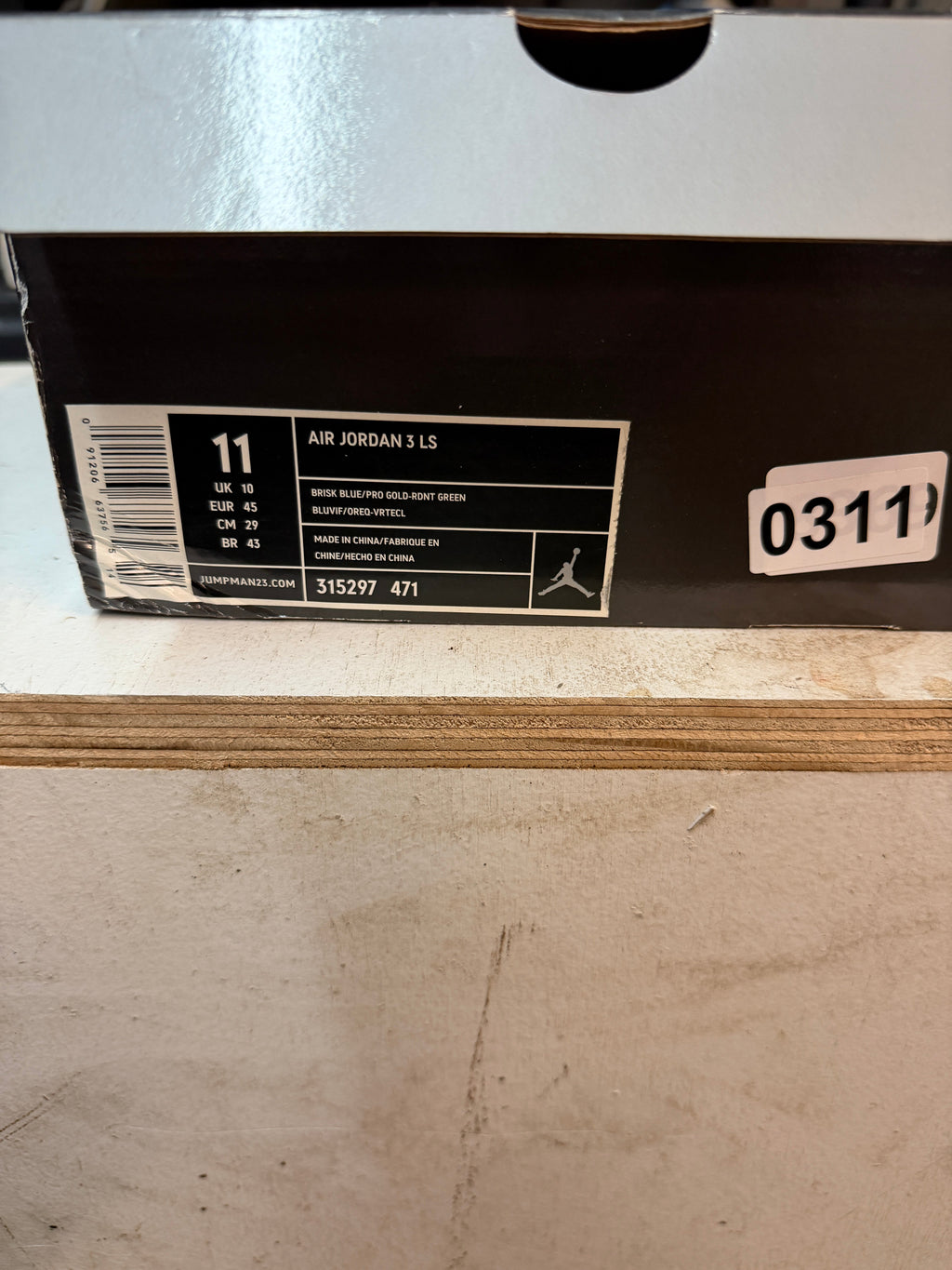 "Do the Right Thing" Jordan 3 Size 11 - product image from the listing.