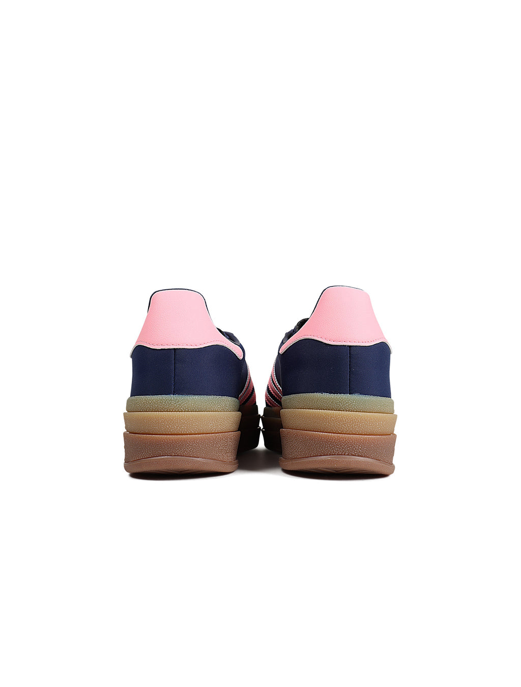 Women's Adidas Gazelle Bold - Dark Blue/Pink - product image from the listing.
