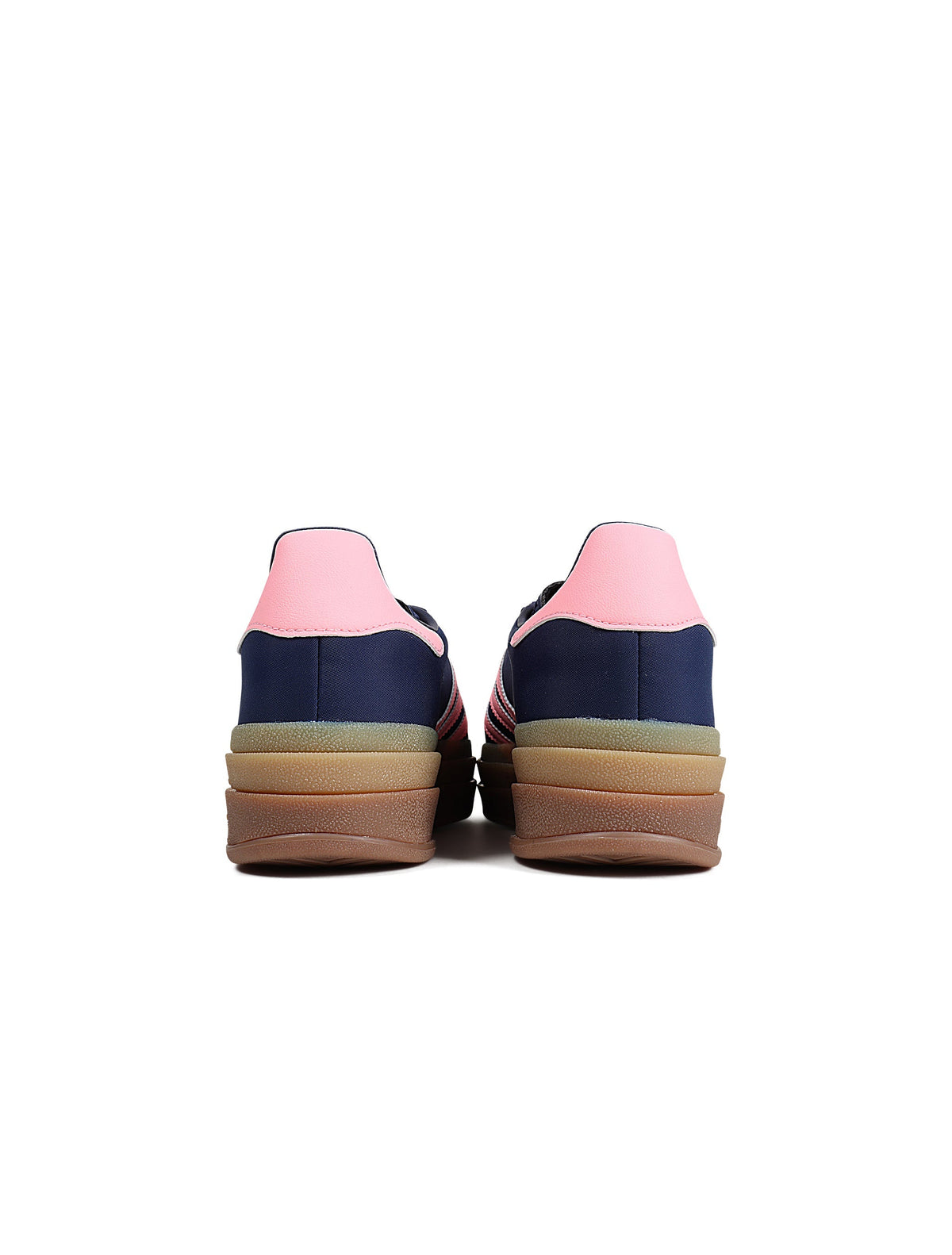 Women's Adidas Gazelle Bold - Dark Blue/Pink - product image from the listing.