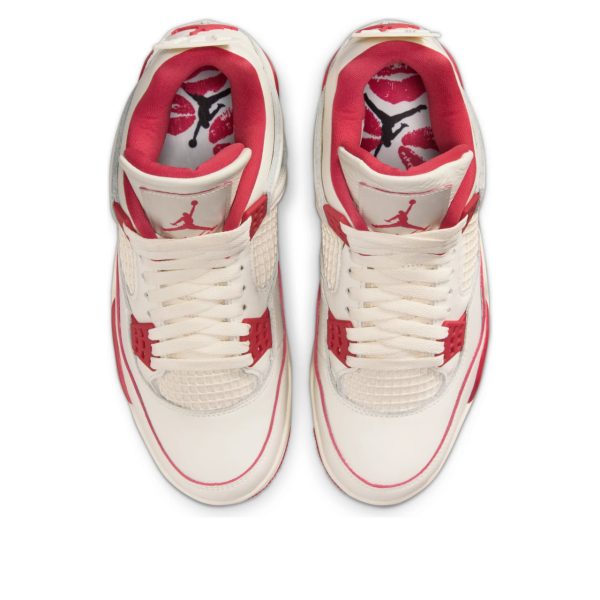 Women's Air Jordan 4 Retro "Valentine's Day" 2026 - product image from the listing.