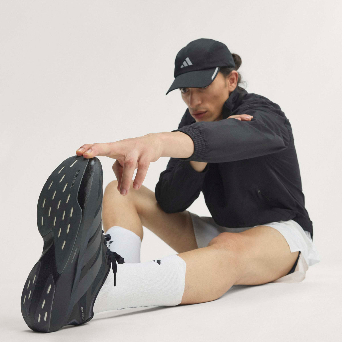 Men's Adidas Adizero Evo SL - Black - product image from the listing.