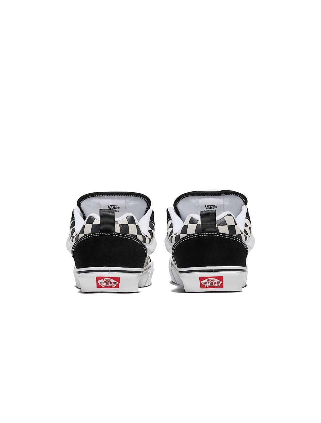 Checkerboard Black - Vans Big Kids Knu Skool - product image from the listing.