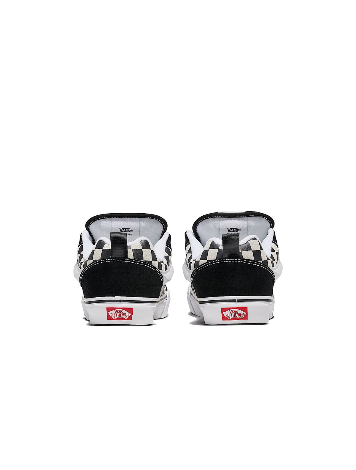 Checkerboard Black - Vans Big Kids Knu Skool - product image from the listing.
