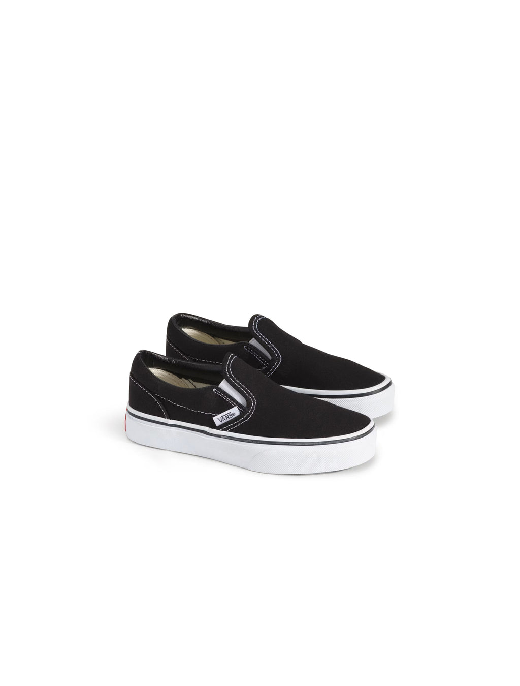 Vans (PS) Classic Slip-On in Black/White - product image from the listing.