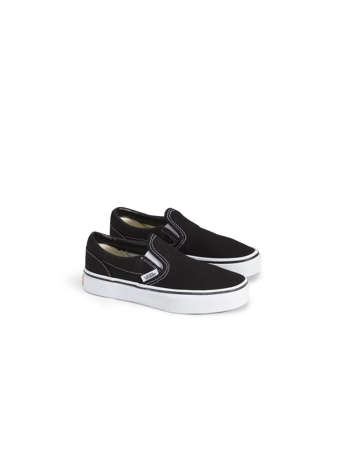 Vans (PS) Classic Slip-On in Black/White - product image from the listing.