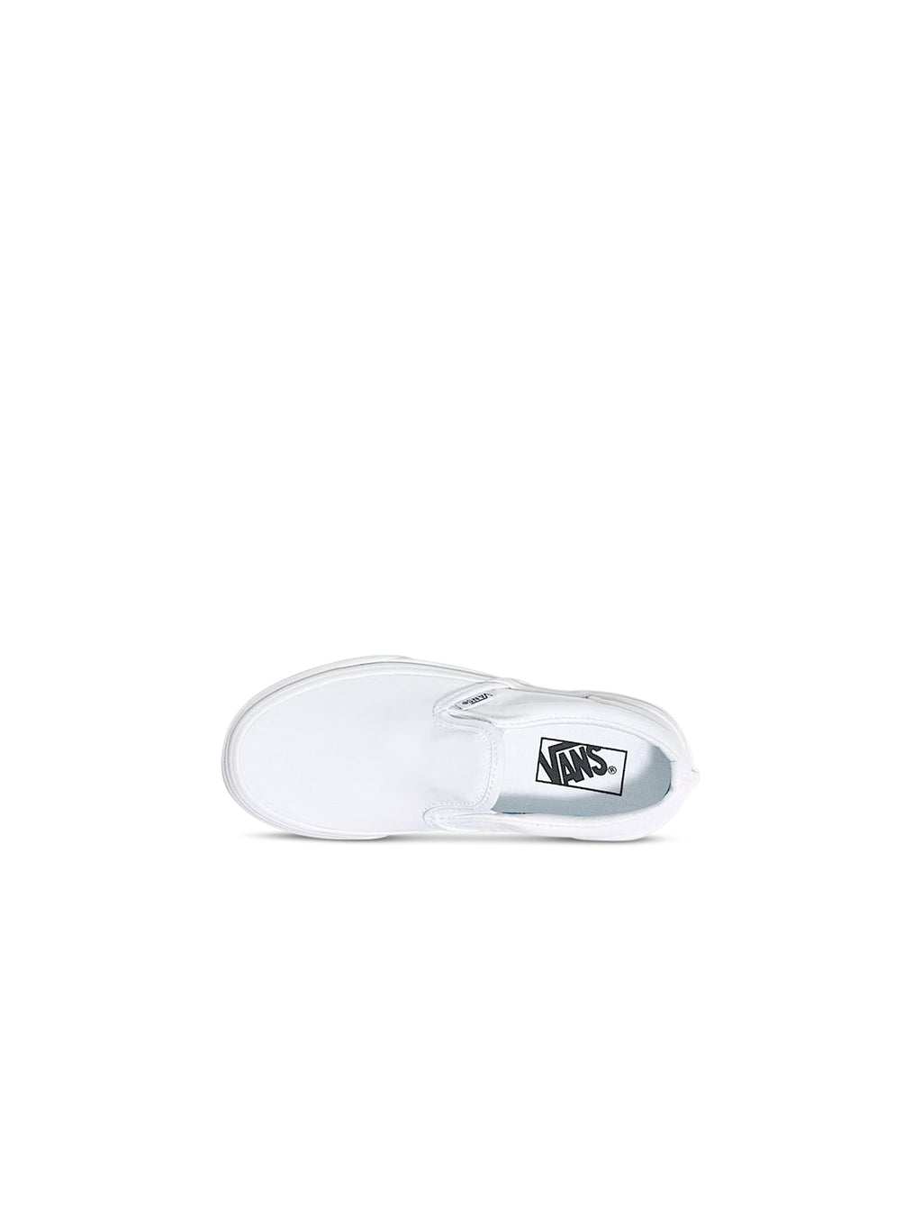 Vans (PS) Classic Slip-On in White/White - product image from the listing.