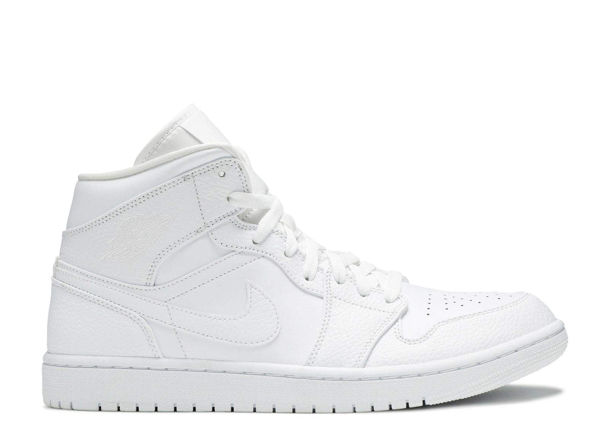 Air Jordan 1 Mid 'Triple White' Sneaker - product image from the listing.