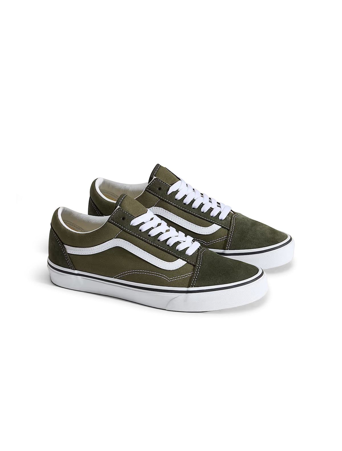 Obsidian/Fern - Vans Big Kids Old Skool - product image from the listing.