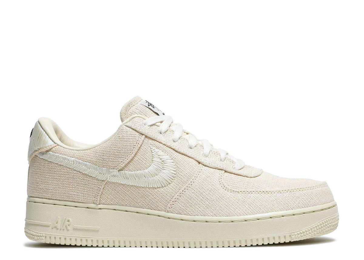 Nike Stussy x Air Force 1 Low 'Fossil' Footwear - product image from the listing.