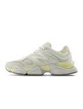 Men's New Balance 9060 Lifestyle Shoes - White/Yellow - product image from the listing.