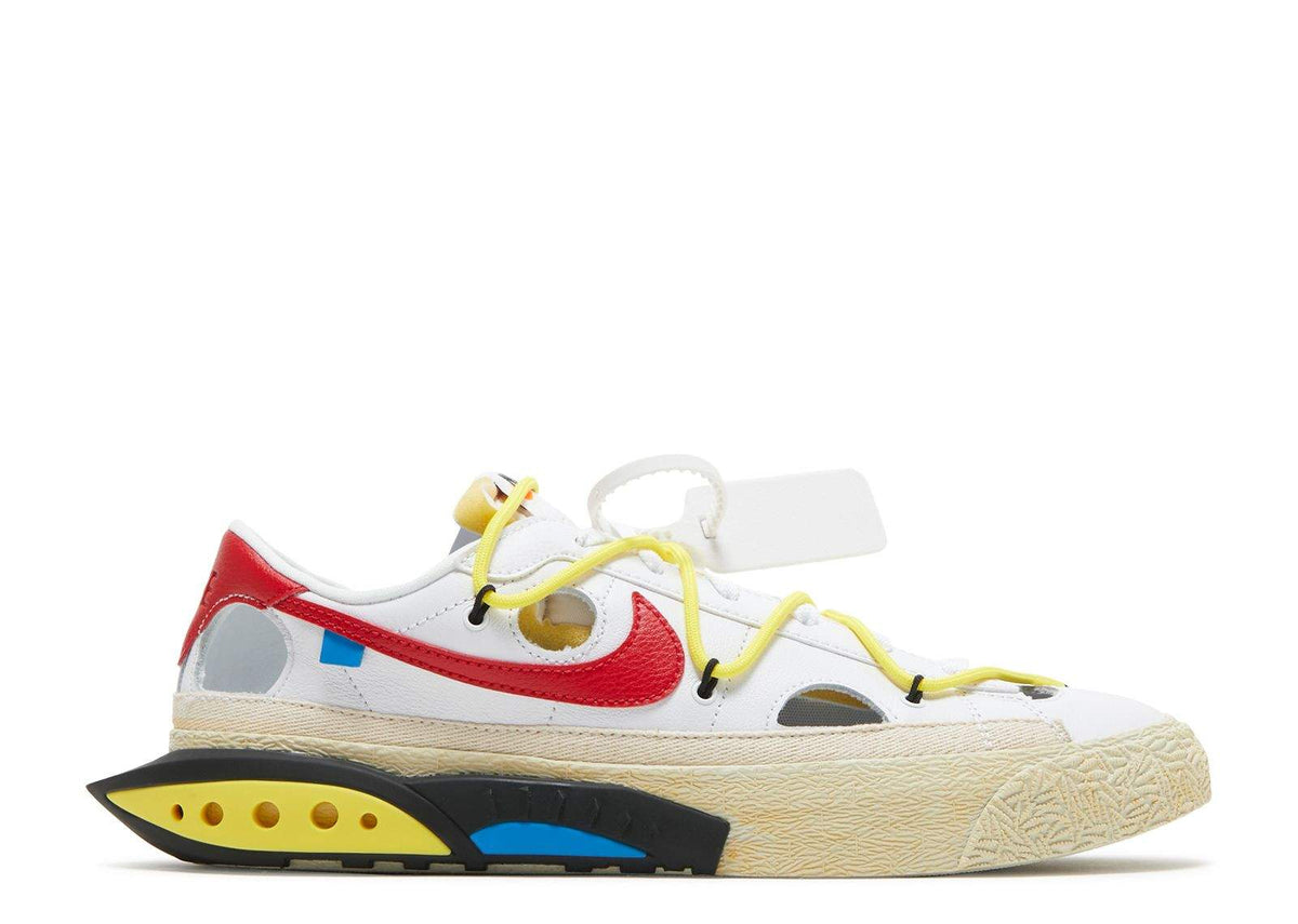 Nike Off-White x Blazer Low 'White University Red' Sneaker - product image from the listing.