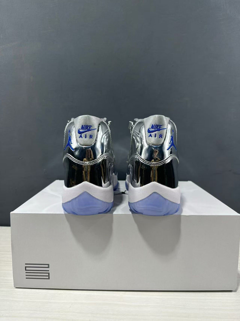 Air Jordan 11 Retro Silver High-Top Sneakers CT8012-730 - product image from the listing.