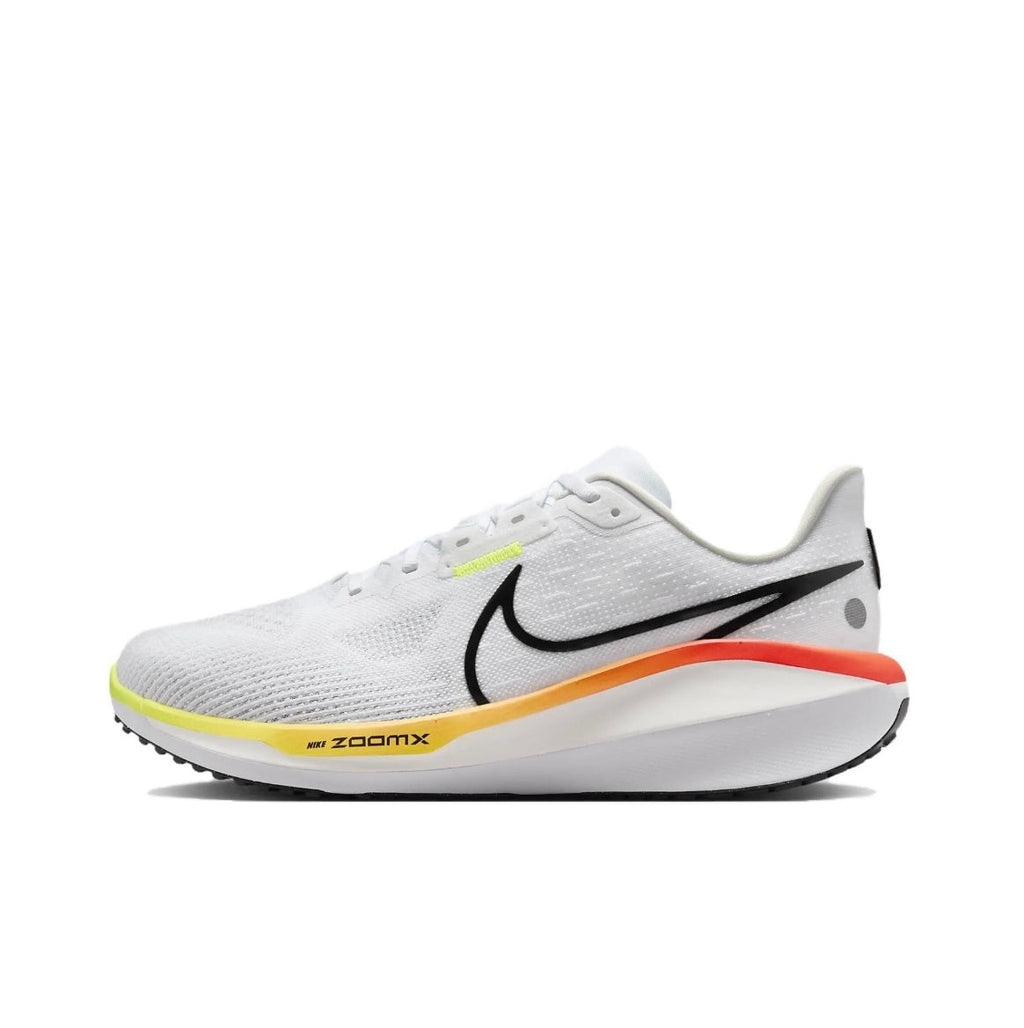 Nike Air Zoom Vomero 17 Running Shoes in White Orange HF4914-100 - product image from the listing.