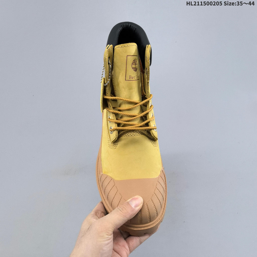 Timberland Yellow High-Cut Lace-Up Boots - product image from the listing.