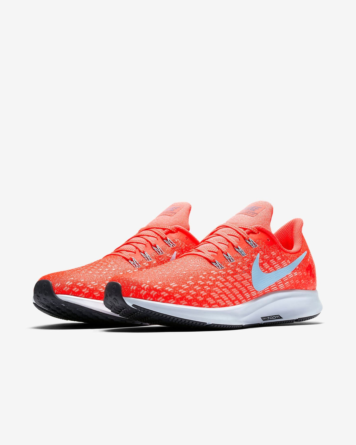 Men's Nike Air Zoom Pegasus 35 Running Shoes Red - product image from the listing.