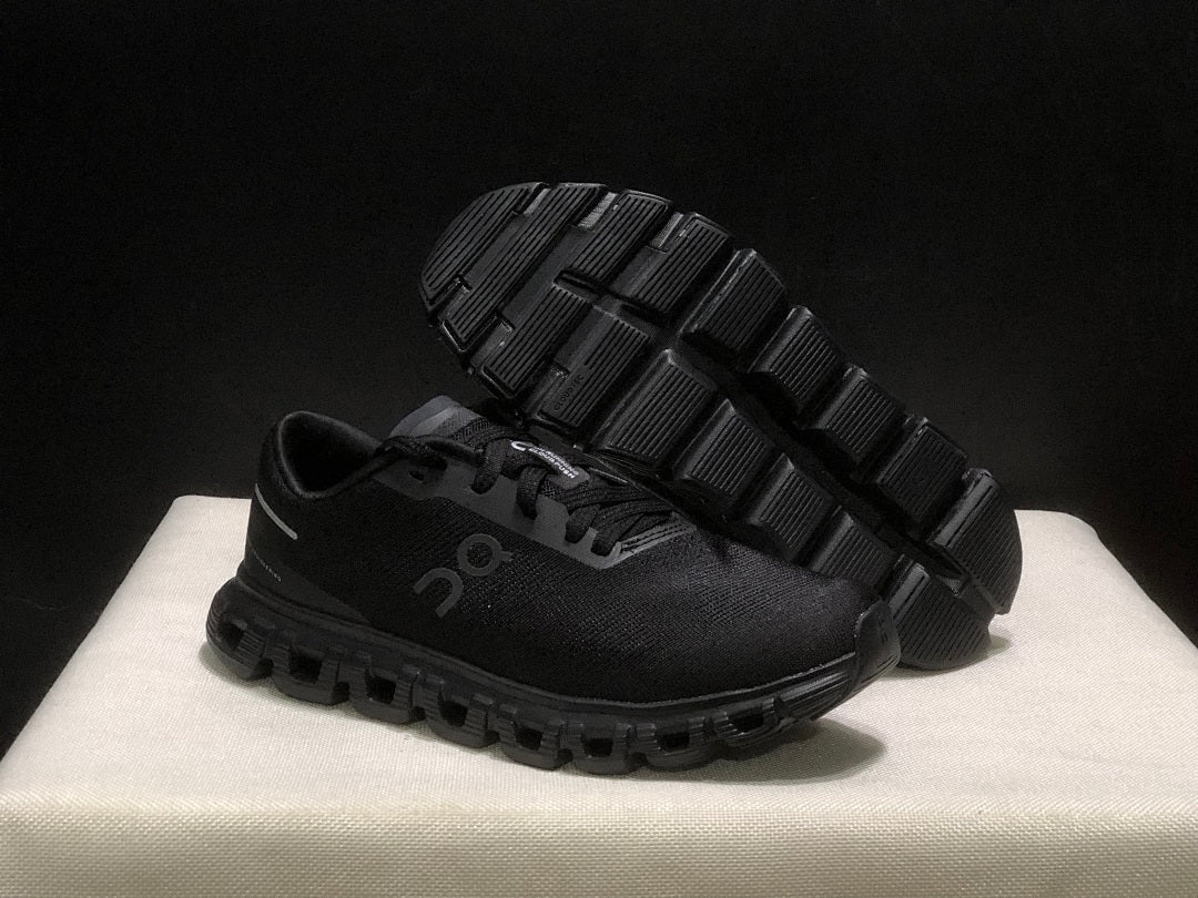 On Cloud 6 Push Running Sneakers in Black - product image from the listing.
