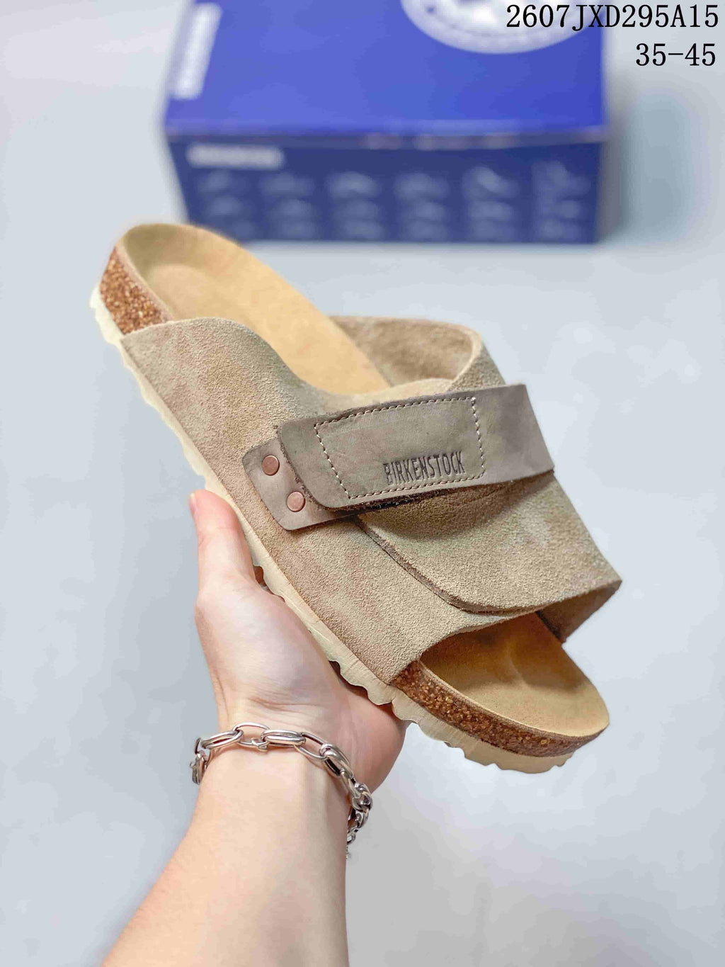 Boston Suede Clog Sandals Style 2607JXD295A15 by Birkenstock - product image from the listing.