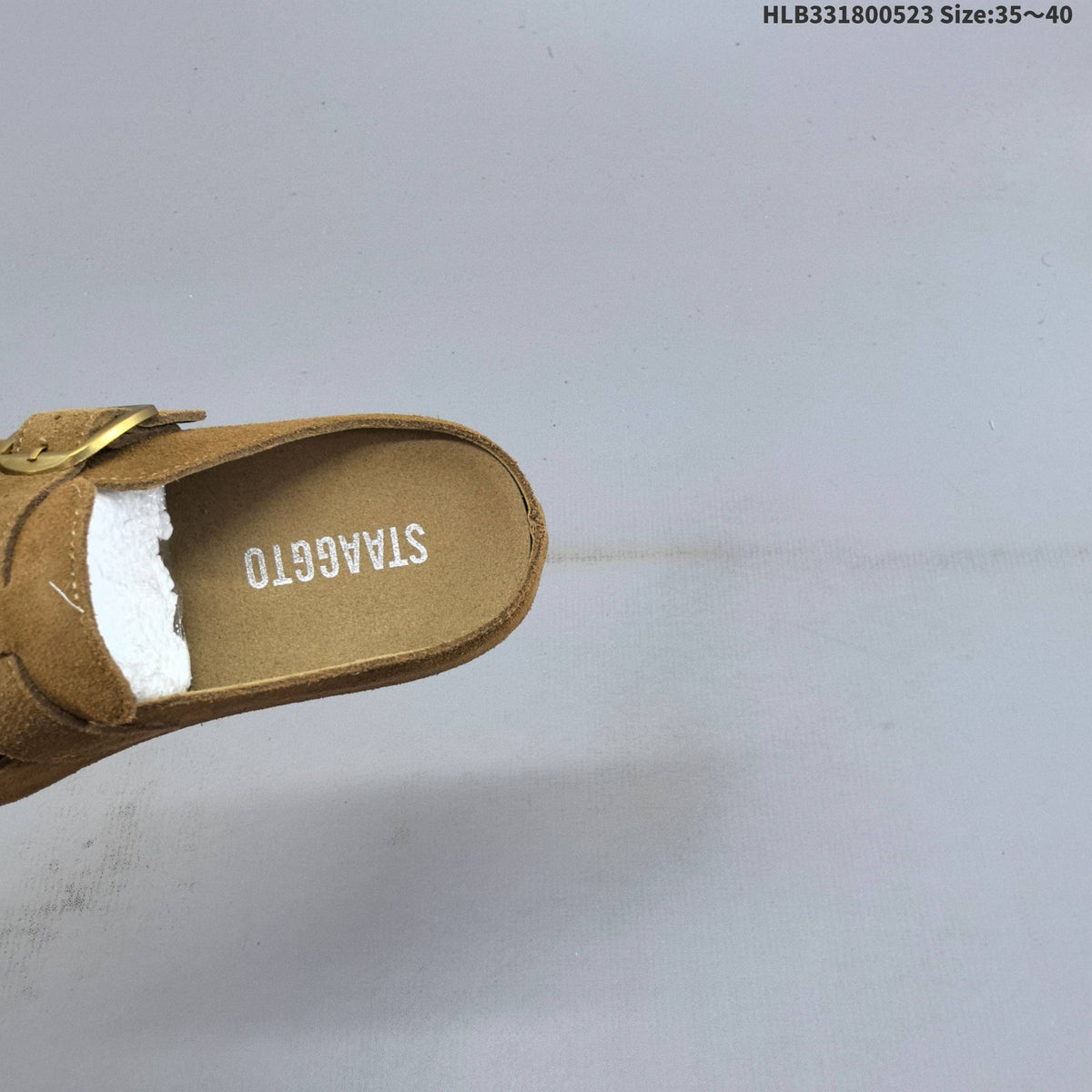 GG-CC Brown Mule Clogs with Firework Embellishment - product image from the listing.