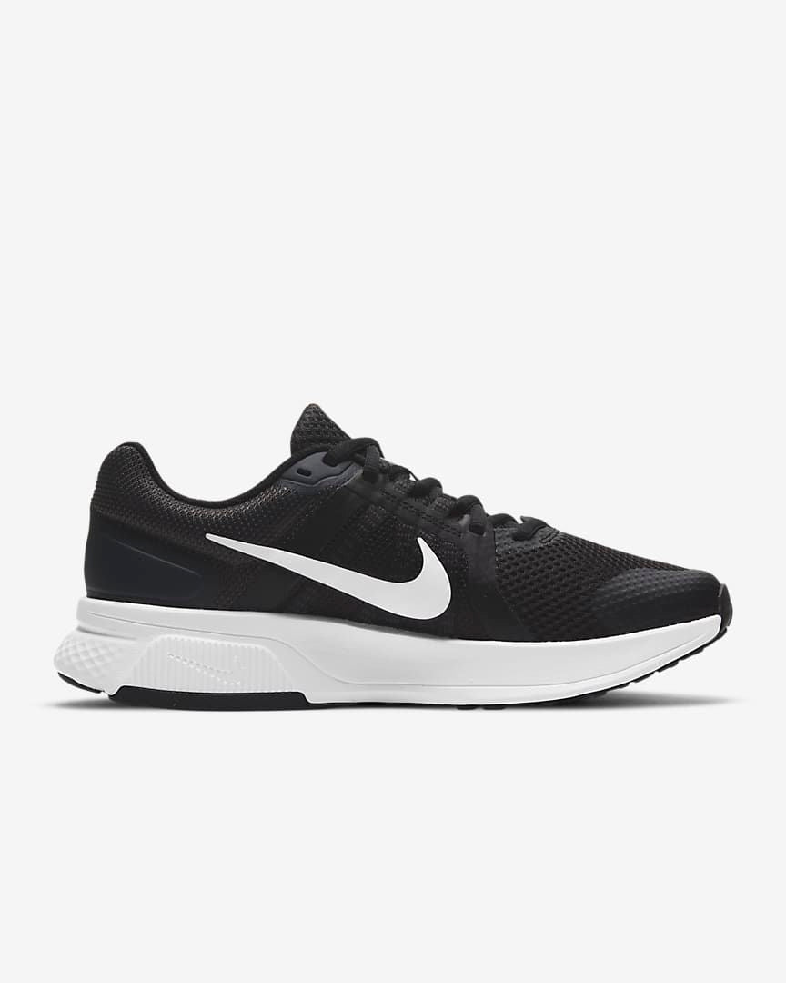 Nike Run Swift 2 Running Shoes in Black White CU3517-004 - product image from the listing.