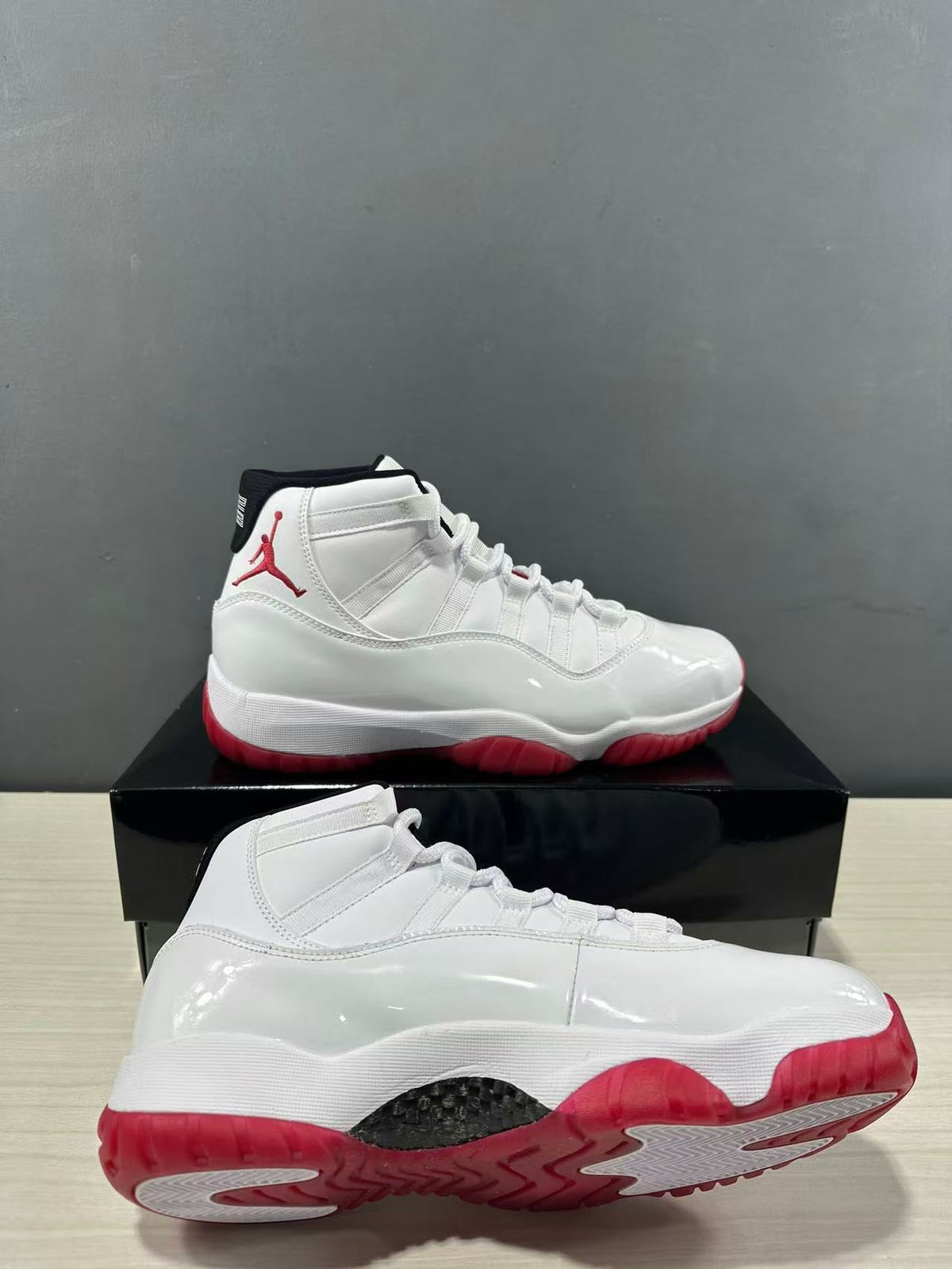 Air Jordan 11 Retro Low White Red CT8012-160 - product image from the listing.